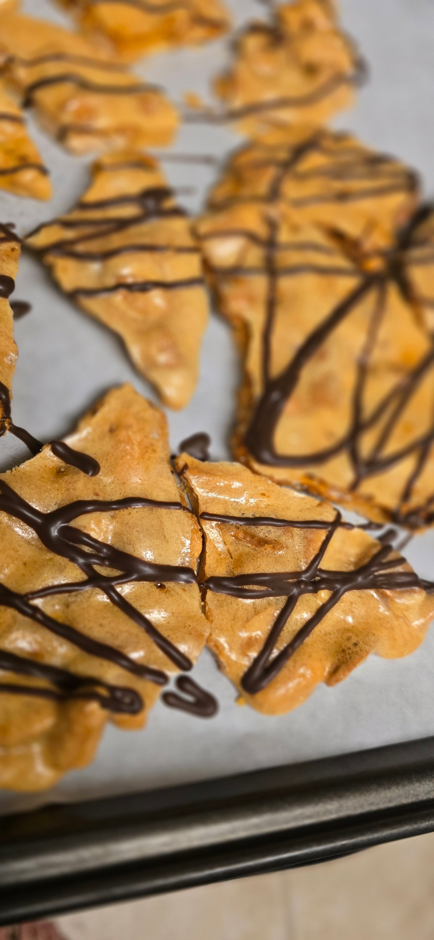 Chocolate Drizzle Brittle
